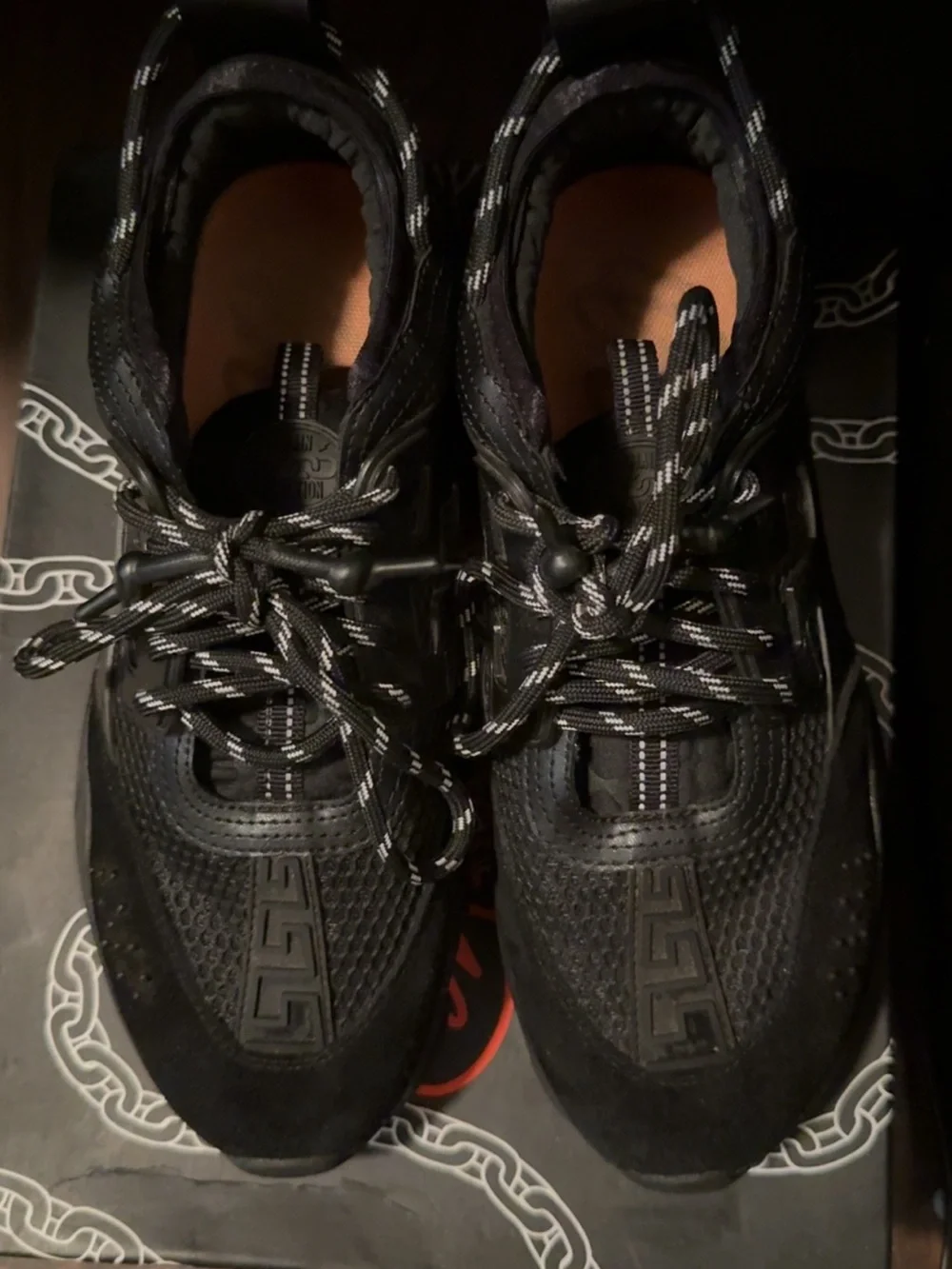 Versace Black Men’s Athletic Sneakers